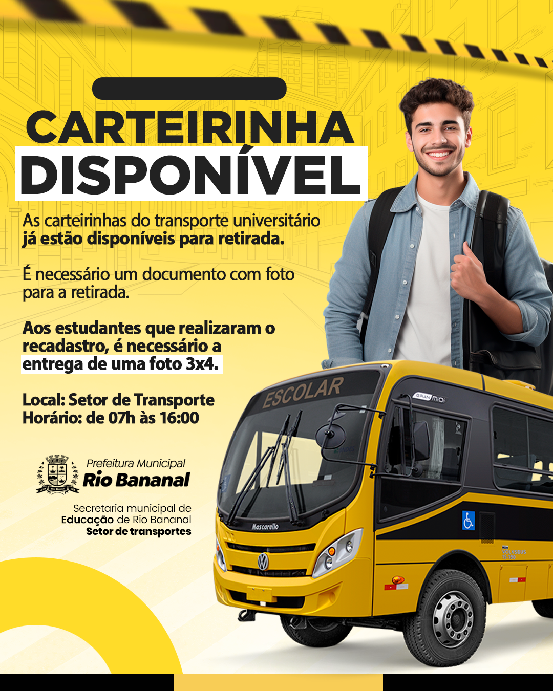 CARTEIRINHA DE ESTUDANTE