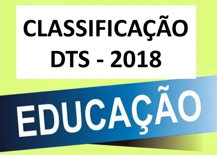 CLASSIFICAÇÃO DTS 2018