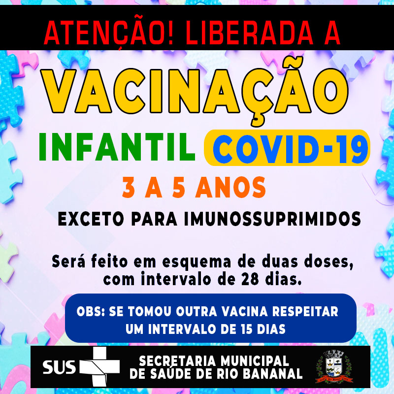 IMAGEM VACINAÇÃO INFANTIL - 19.07.2022