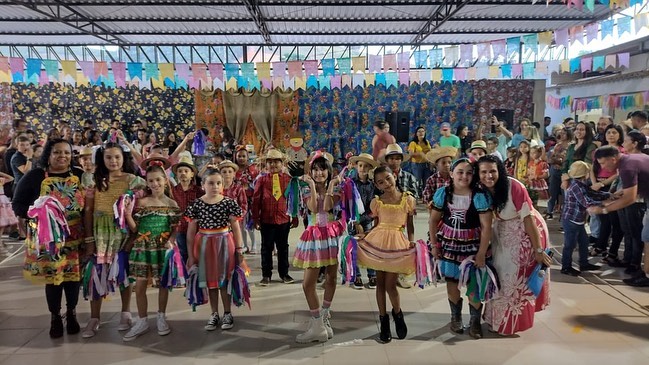Imagem EMEIEF Primavera realiza a abertura das festas escolares do Município de Rio Bananal - 01.06.2022 - 01