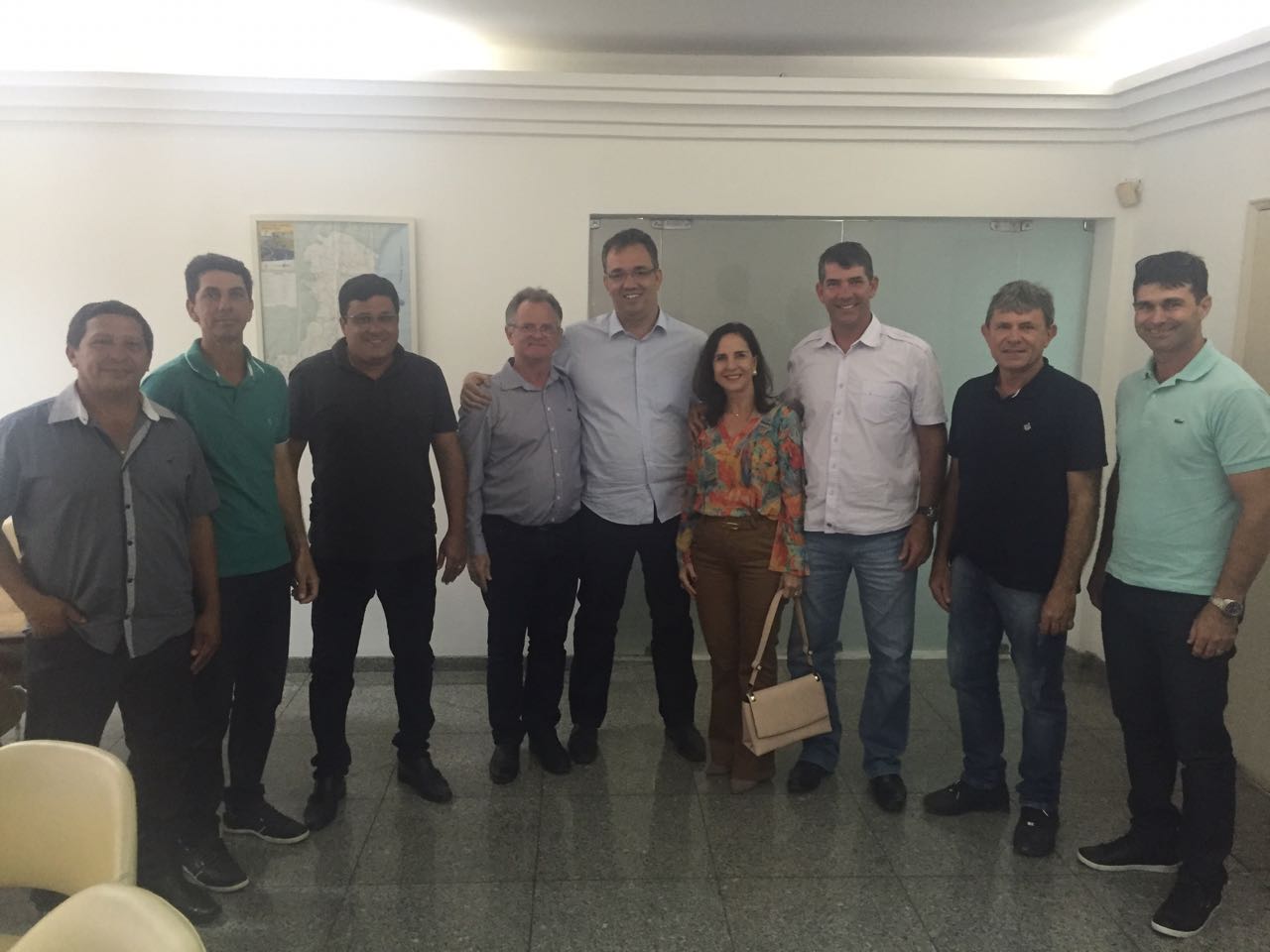 O Prefeito Felismino Ardizzon participou de uma reunião com o Secretário de Estado da Agricultura, Abastecimento, Aquicultura e Pesca, Octaciano Neto.