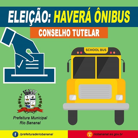 Ônibus para eleitores votar Conselho Tutelar